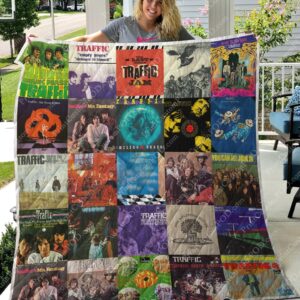 M300748 Traffic Quilt Blanket  Quilt